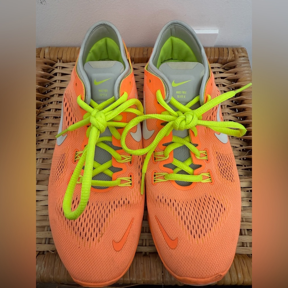 Nike Free 5.0 TR 4 Women’s Training Shoes | Orange & Green